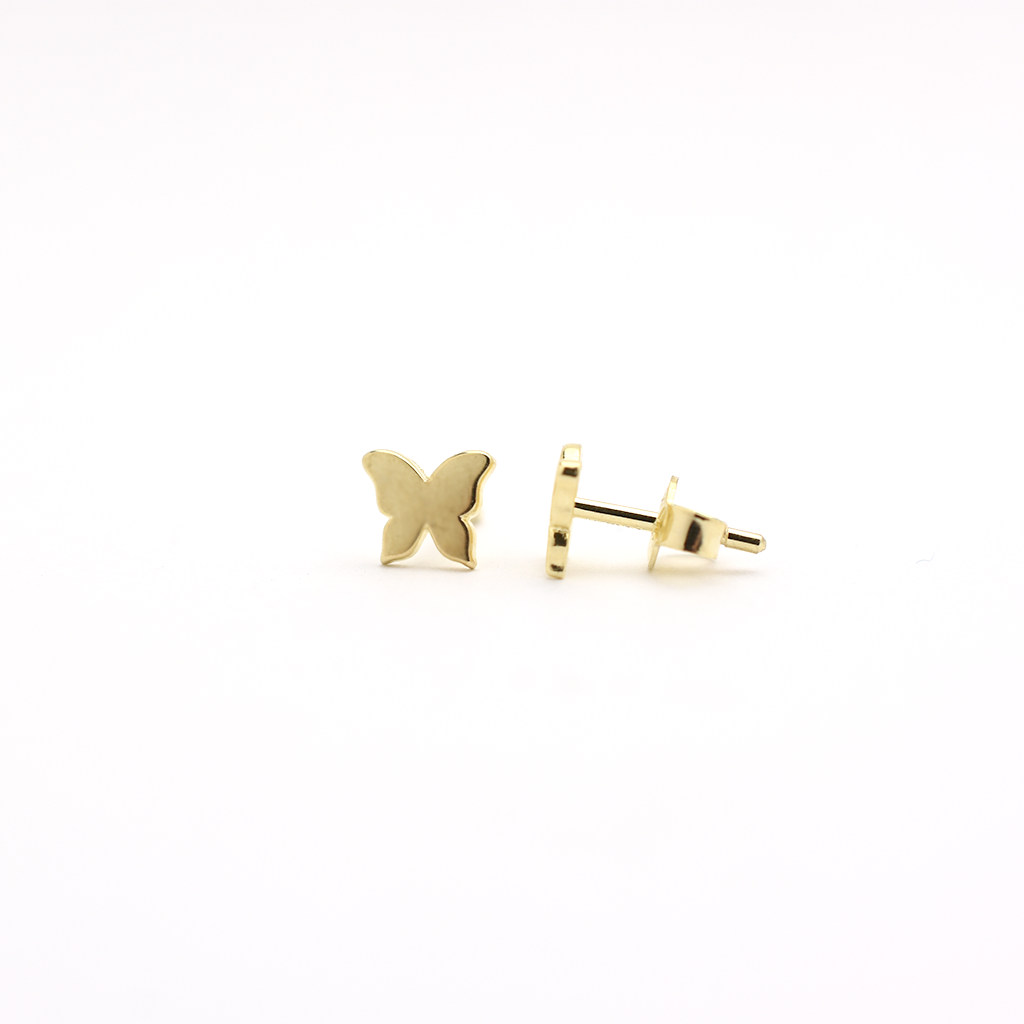 14k Butterfly Earrings