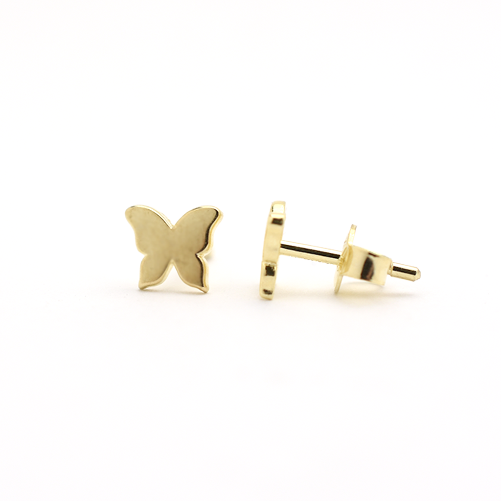 14k Butterfly Earrings