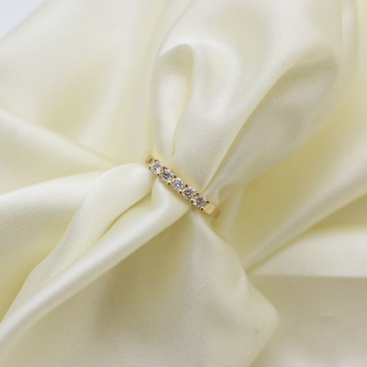 14k Diamond Wedding Band 0.35ct Total Weight