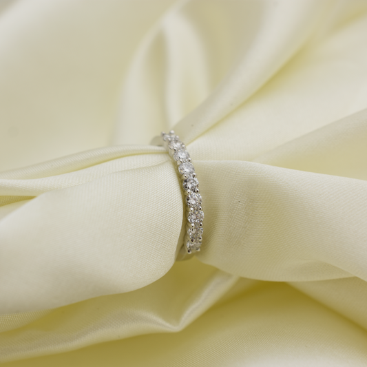 14k Diamond Wedding Band 0.45ct Total Weight