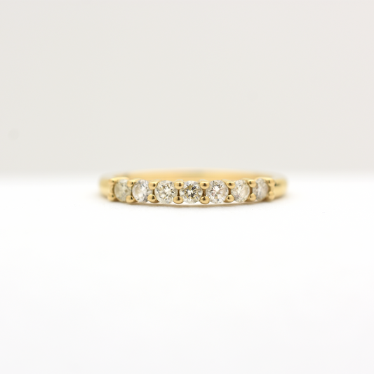 14k Diamond Wedding Band 0.35ct Total Weight