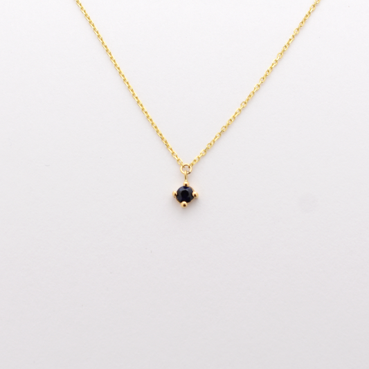 14k Sapphire Necklace